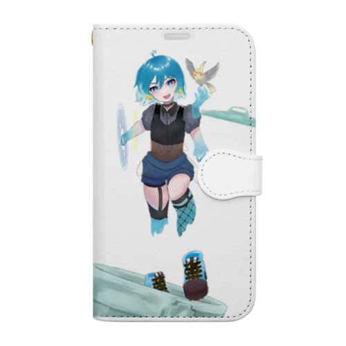 有馬千草ママ冷音ちゃん（右手異空間B） Book-Style Smartphone Case