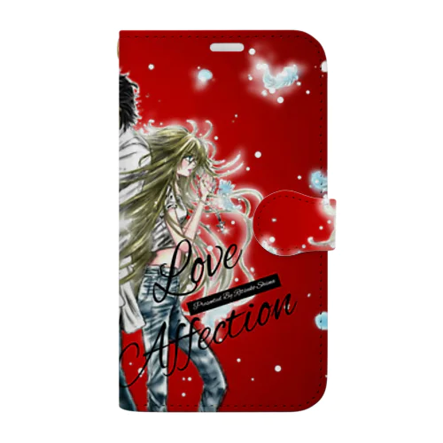 スマホケース「LOVE・AFFECTION」 Book-Style Smartphone Case