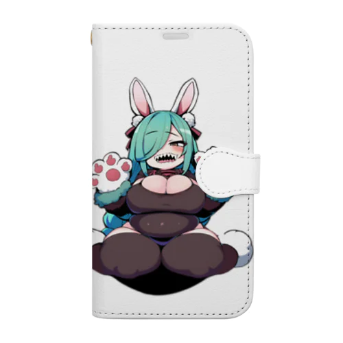 太増眠兎（ふとましみんと） Book-Style Smartphone Case