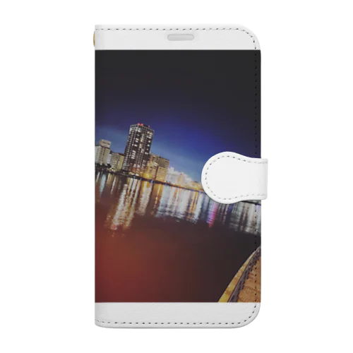 夜景 Book-Style Smartphone Case