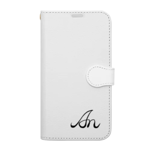 黒字ロゴ Book-Style Smartphone Case