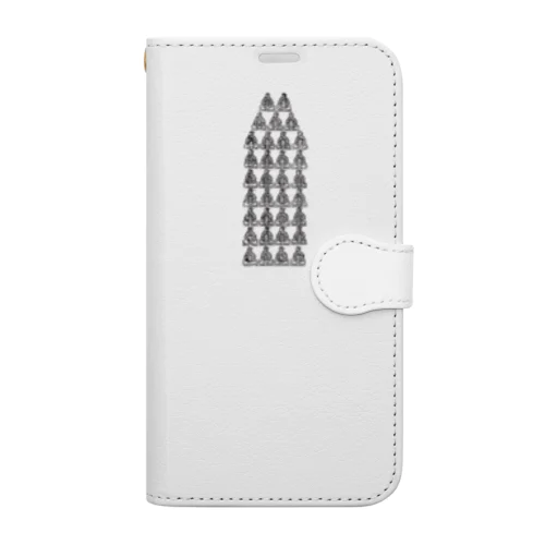 元三大師の厄除け（豆大師） Book-Style Smartphone Case