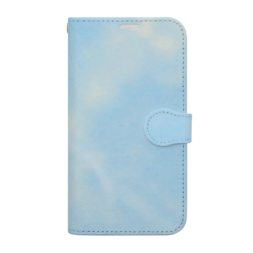 Blue sky & circle colorful padfoot Book-Style Smartphone Case