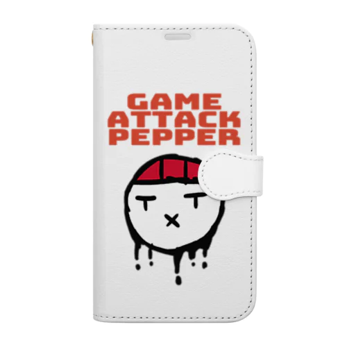 ゲーム・アタック・ペッパー　01 Book-Style Smartphone Case