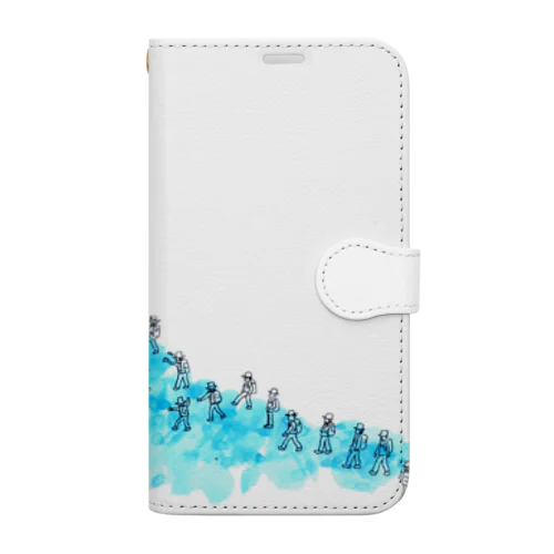 water blue mountain Book-Style Smartphone Case