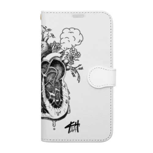 Heart Book-Style Smartphone Case