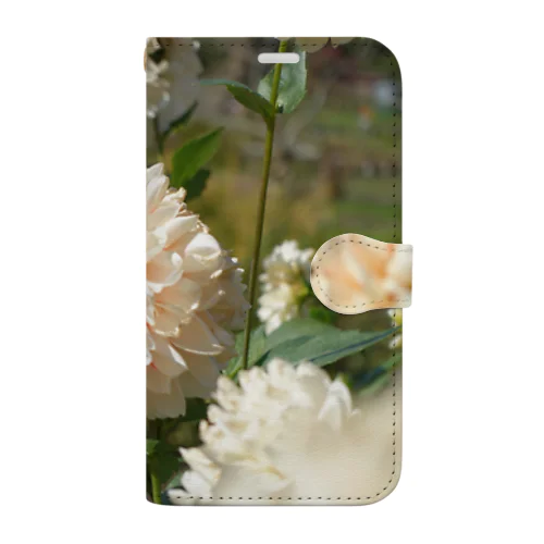 flower white1 Book-Style Smartphone Case