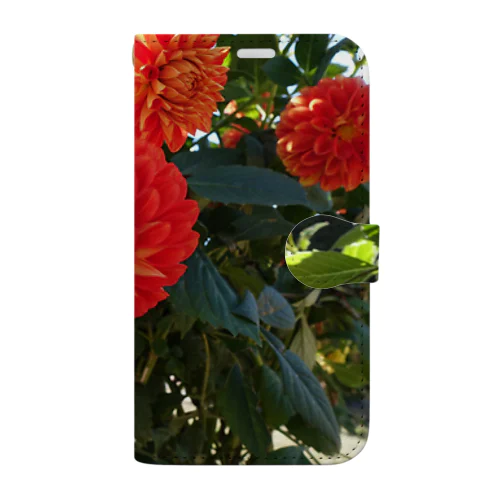 flower orange Book-Style Smartphone Case