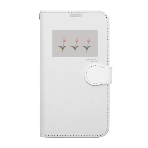 Sakura Milk Tea , Skura Momo three Tulip . Book-Style Smartphone Case