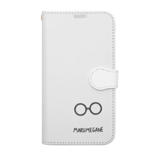 MARUMEGANE_透明 Book-Style Smartphone Case