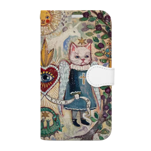 双子の猫 Book-Style Smartphone Case