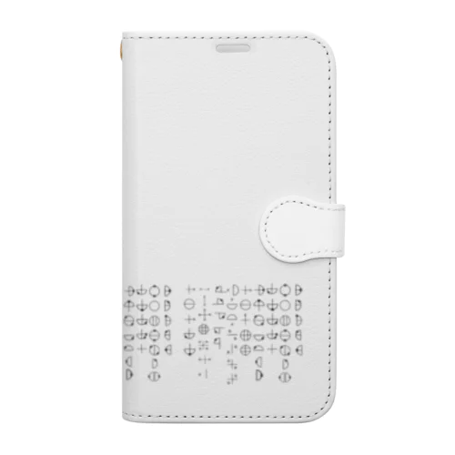 カタカムナ第5首第6首グッズ Book-Style Smartphone Case