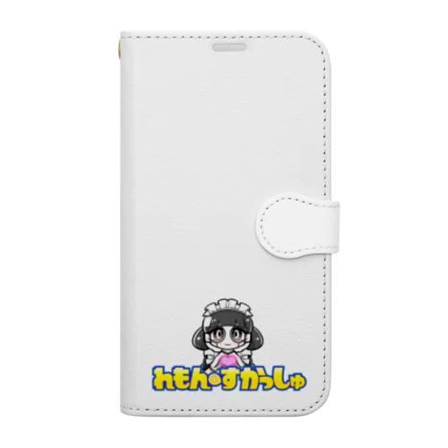 女子キャンパーレモコ Book-Style Smartphone Case