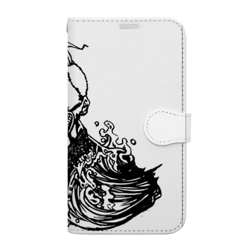 神宮寺 光輝@白黒グッズ Book-Style Smartphone Case