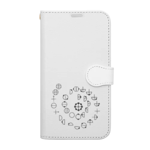 カタカムナ第5首第6首グッズ Book-Style Smartphone Case