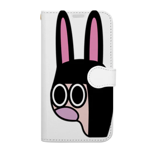 かえるうさにゃん Book-Style Smartphone Case