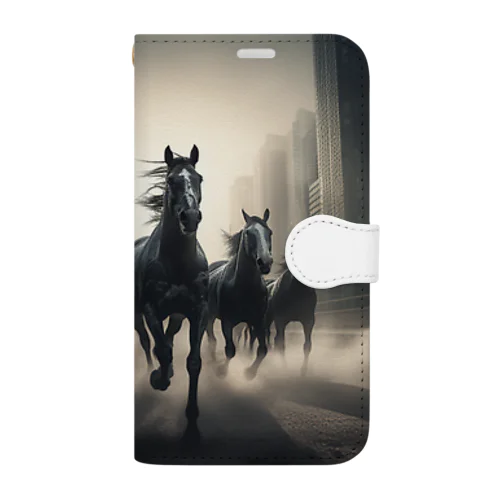 競馬　未来都市 Book-Style Smartphone Case