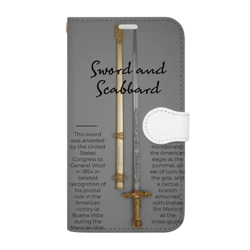 剣と鞘　Sword and Scabbard Book-Style Smartphone Case