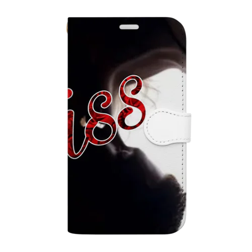 Kiss デザイン Book-Style Smartphone Case