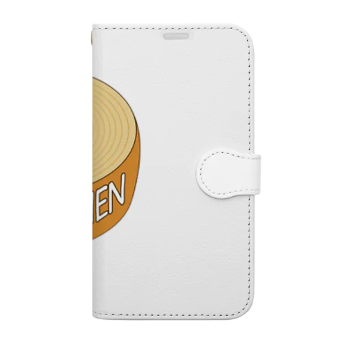 甘くてしっとり！バームクーヘン Book-Style Smartphone Case