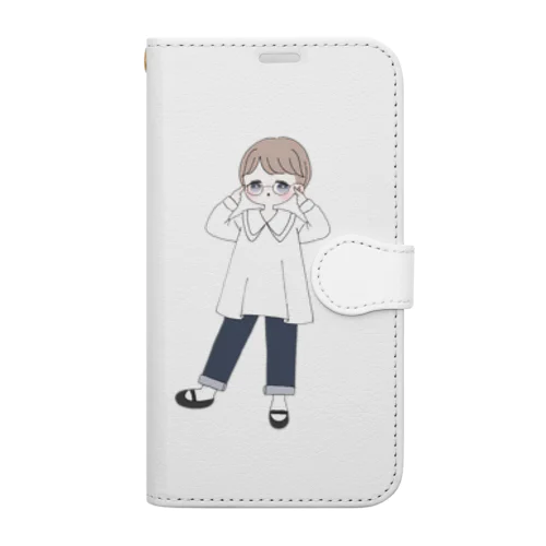 メガネっ子 Book-Style Smartphone Case