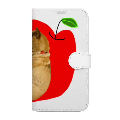 りんご&わんこ林檎と柴犬 Book-Style Smartphone Case