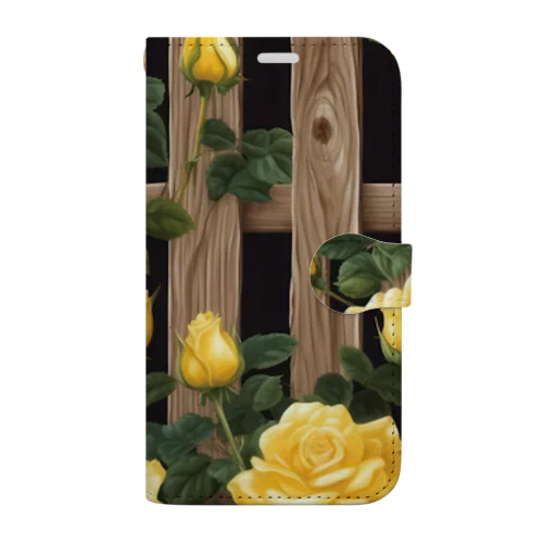 Yellow Roses [03] Book-Style Smartphone Case