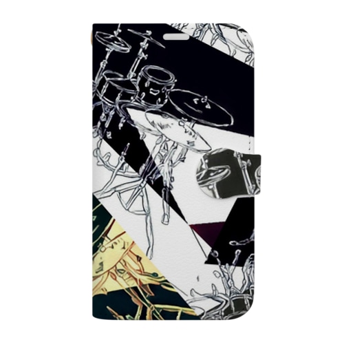 ドラム携帯ケース Book-Style Smartphone Case