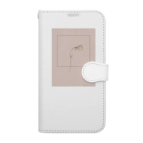 Antique Coral Flower . Book-Style Smartphone Case