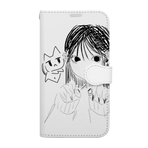 ネイルチップ女 Book-Style Smartphone Case