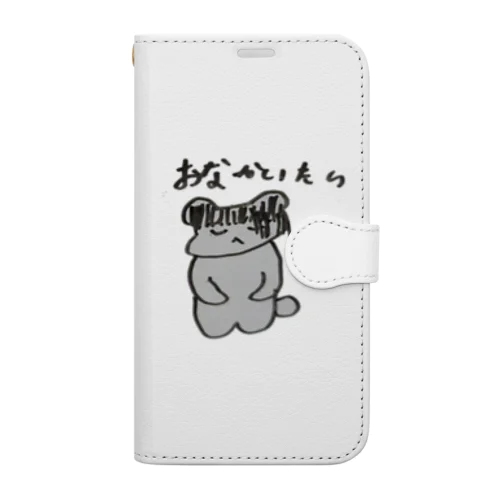 おなかいたいクマ Book-Style Smartphone Case