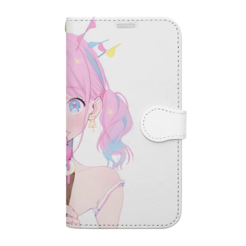 暑い夏はアイスだ005 Book-Style Smartphone Case