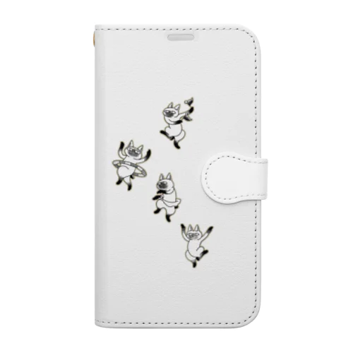 シャム猫ファイナルファンタジー Book-Style Smartphone Case