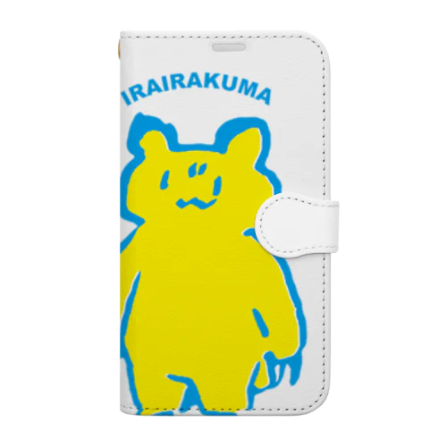 いらいらくまさん Book-Style Smartphone Case