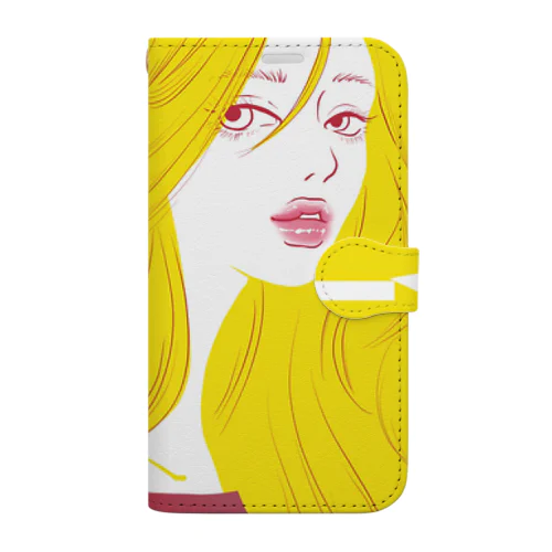 PETITE AMIES ロングヘアちゃん Book-Style Smartphone Case