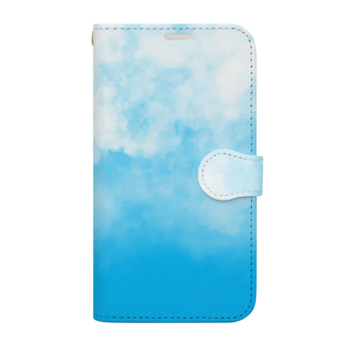 Sky/lightblue Book-Style Smartphone Case