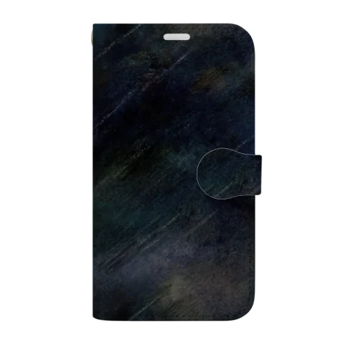 dark starry sky Book-Style Smartphone Case