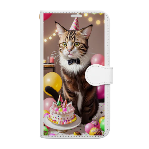 パーティーキャット265 Book-Style Smartphone Case