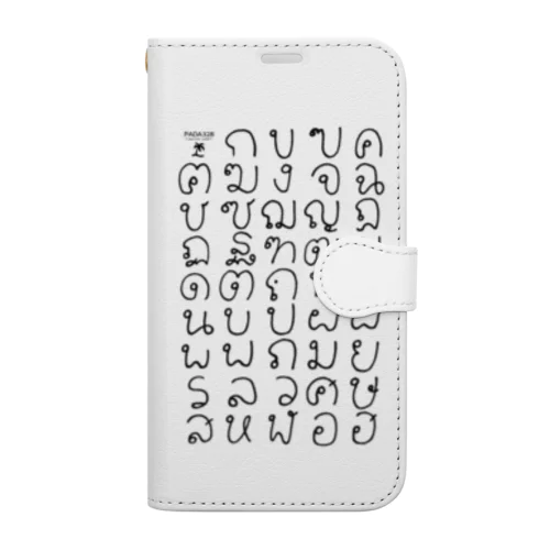 タイ語コーカイ表、アパレル前面印刷&雑貨 Book-Style Smartphone Case