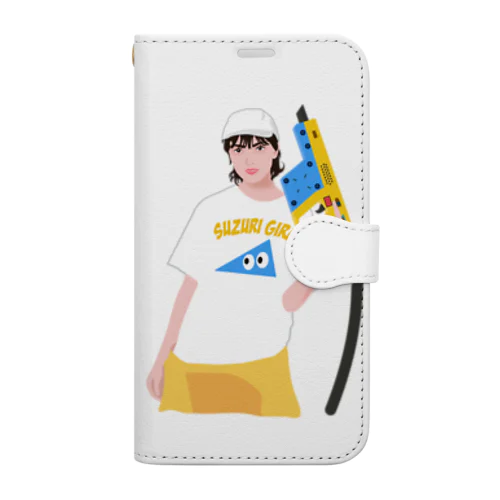 スズリガール Book-Style Smartphone Case