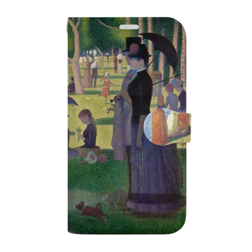 グランド・ジャット島の日曜日の午後 / A Sunday Afternoon on the Island of La Grande Jatte 手帳型スマホケース