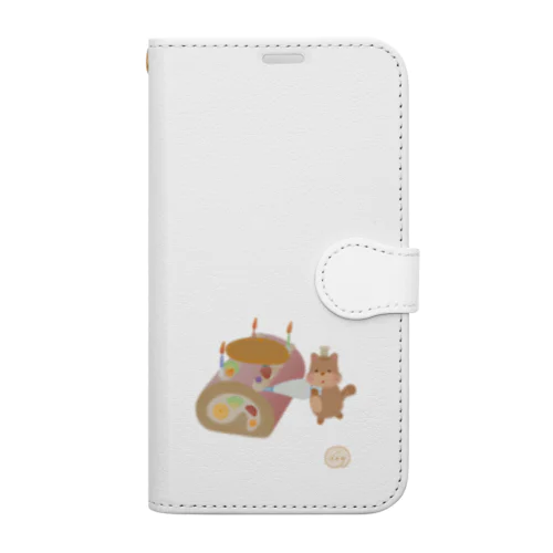 絵本『くるくるロールケーキ』 Book-Style Smartphone Case