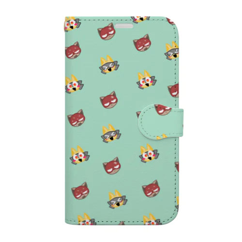 ヒーローくんとヴィランくん　にこにこ！ Book-Style Smartphone Case