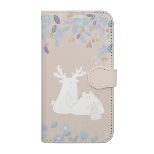 お花 Book-Style Smartphone Case