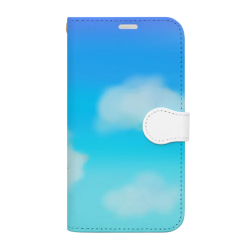 青空とうさぎ雲 Book-Style Smartphone Case