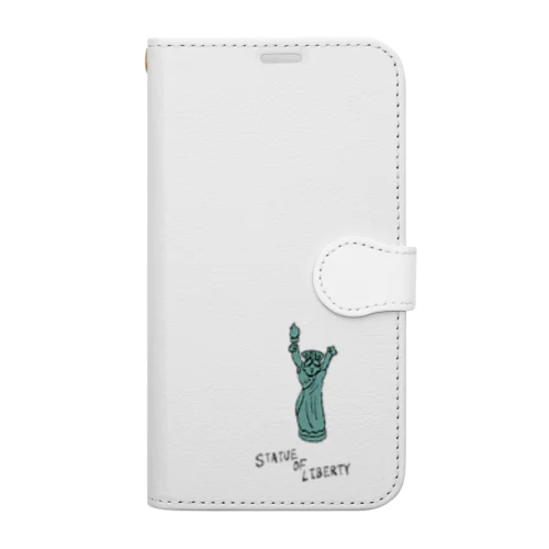 STATUE OF LIBERTY_透明 Book-Style Smartphone Case