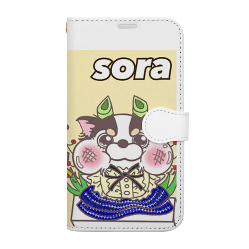 宇宙(sora)グッズ 手帳型スマホケース