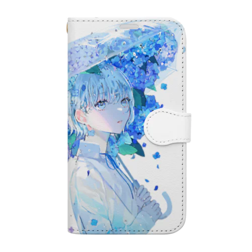 紫陽花 Book-Style Smartphone Case