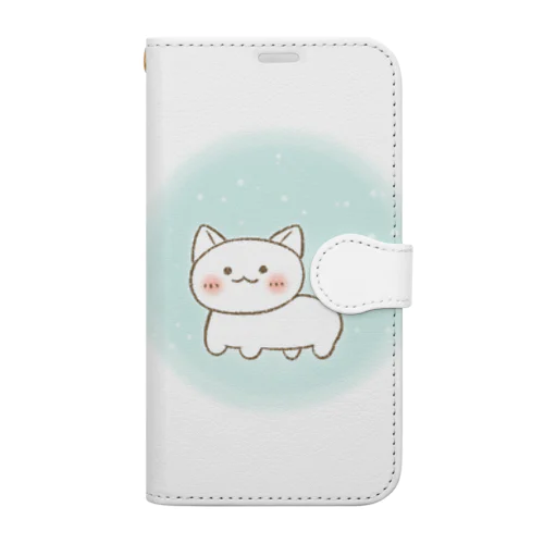 がんばるはるねこ 手帳型スマホケース