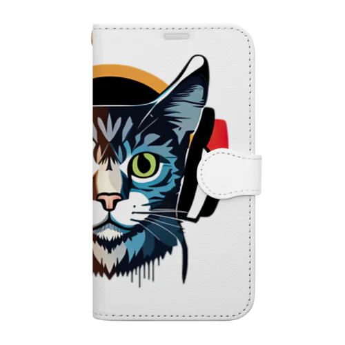 DJ Cat Book-Style Smartphone Case